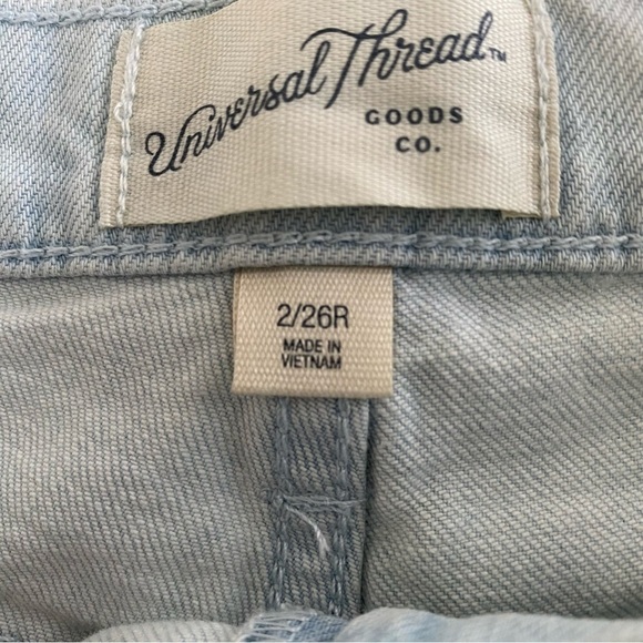 Women's 90's High-Rise Vintage Straight Jeans Universal Thread Light Blue Size 2 - Picture 10 of 13